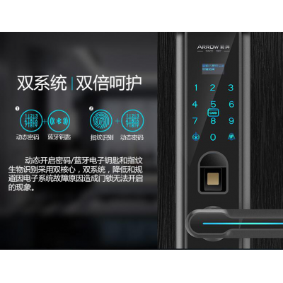 箭牌智能指纹锁有这些优点你知道吗？